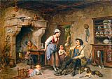 Leon Caille Wall Art - The Huntsman's Home Coming